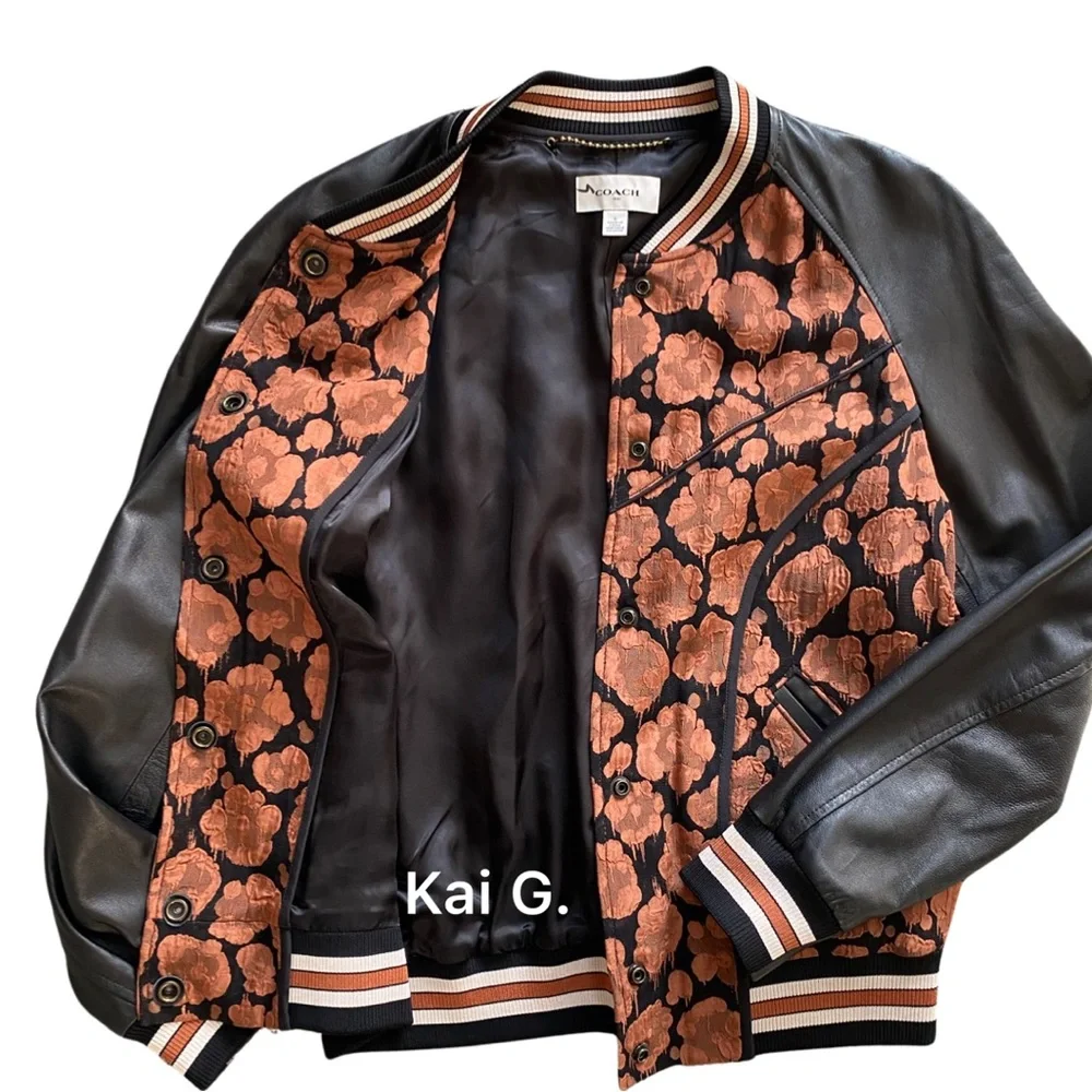 🌸😘Coach 55175 soft lather jacket 🧥😘🌸Size 6 - Picture 6 of 10